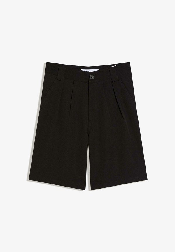 Bershka TAILORING BERMUDA - Shorts - black