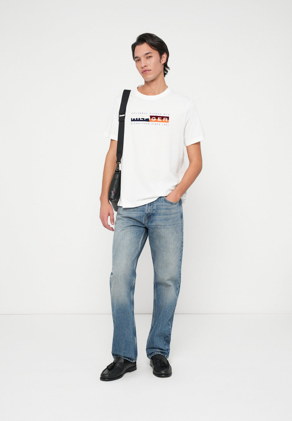 WHISKERED REGULAR STRAIGHT LEG JEANS Media 2