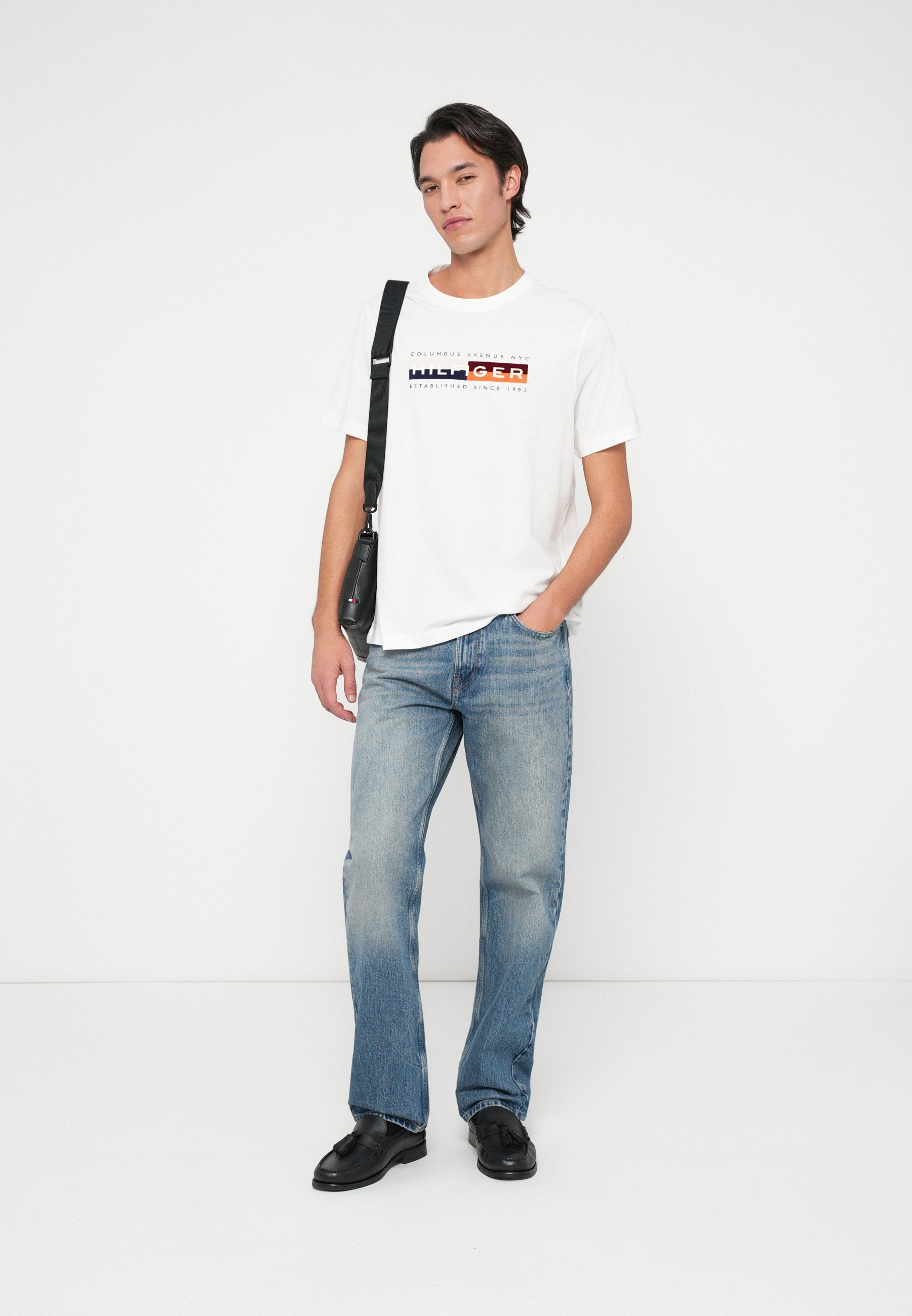 WHISKERED REGULAR STRAIGHT LEG JEANS Media 2