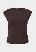 ONLY ONLMIRA - Basic T-shirt - black coffee