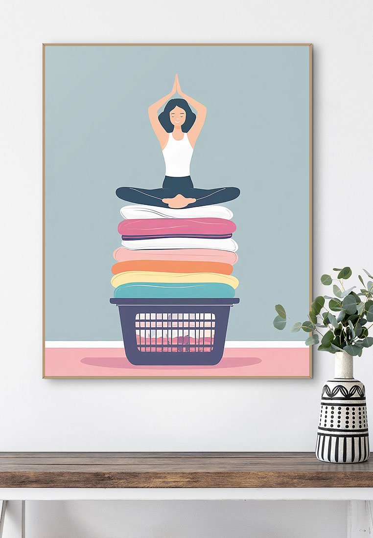 Orange Wallz LAUNDRY YOGA