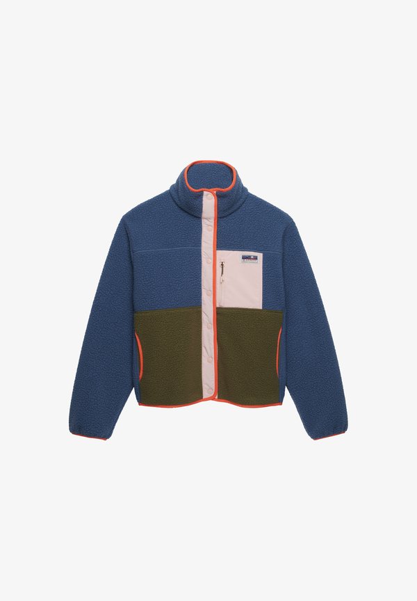 Superdry & Co COLOUR BLOCK - Fleece jacket - moonlight blue