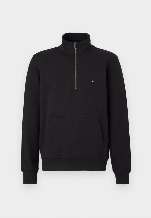 Tommy Hilfiger ESSENTIAL ZIP CORE - Sweatshirt - black