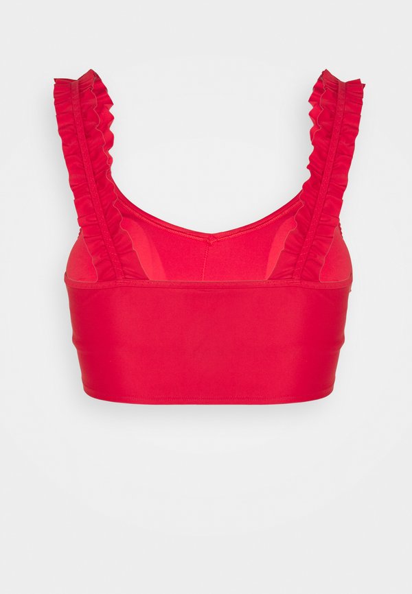 aerie LONGLINE SCOOP RUFFLE