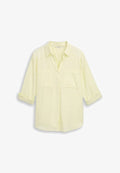TOM TAILOR Button-down blouse - soft lemon