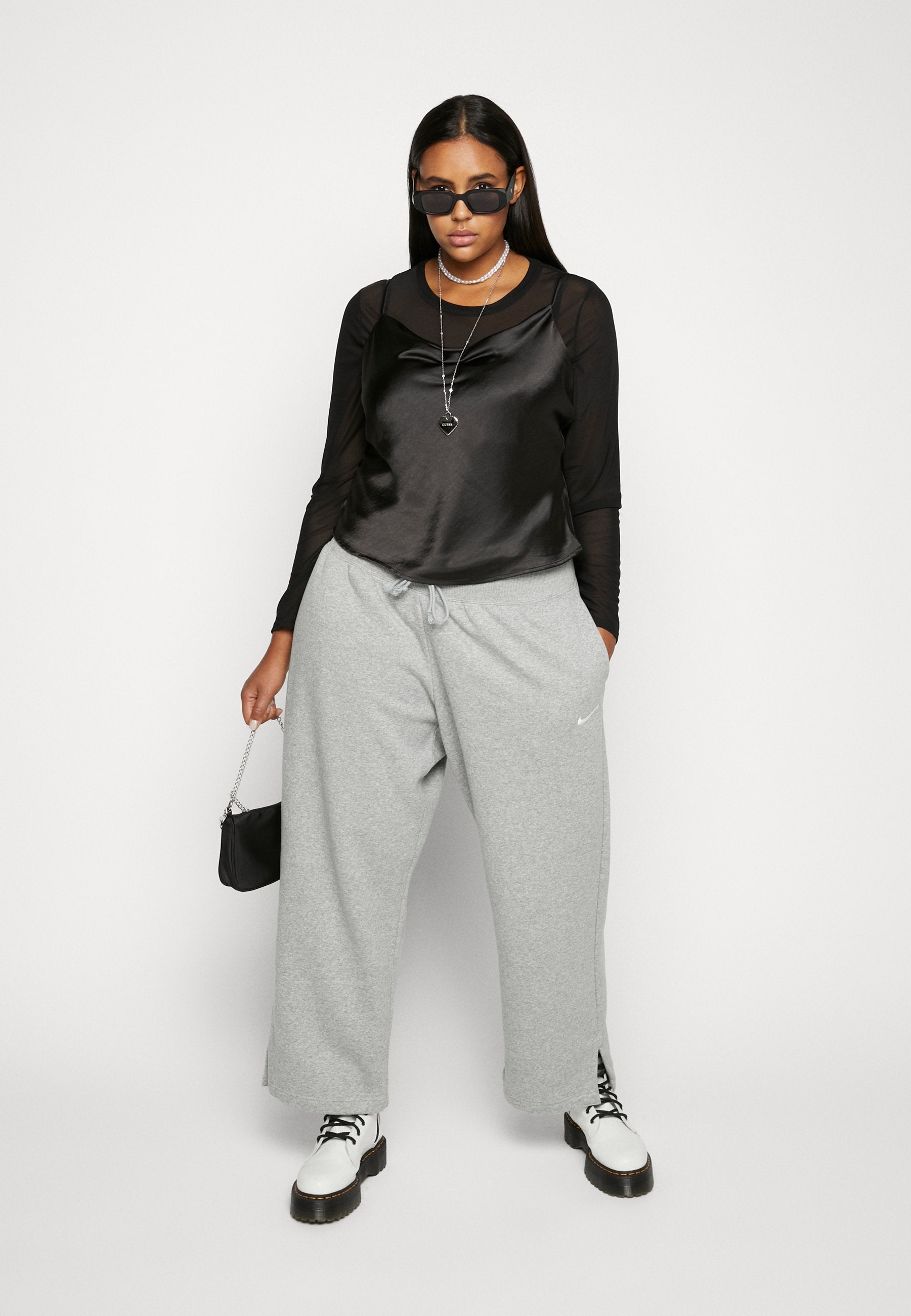 Nike Sportswear PHOENIX W NSW STYLE FLC HR PANT PLUS