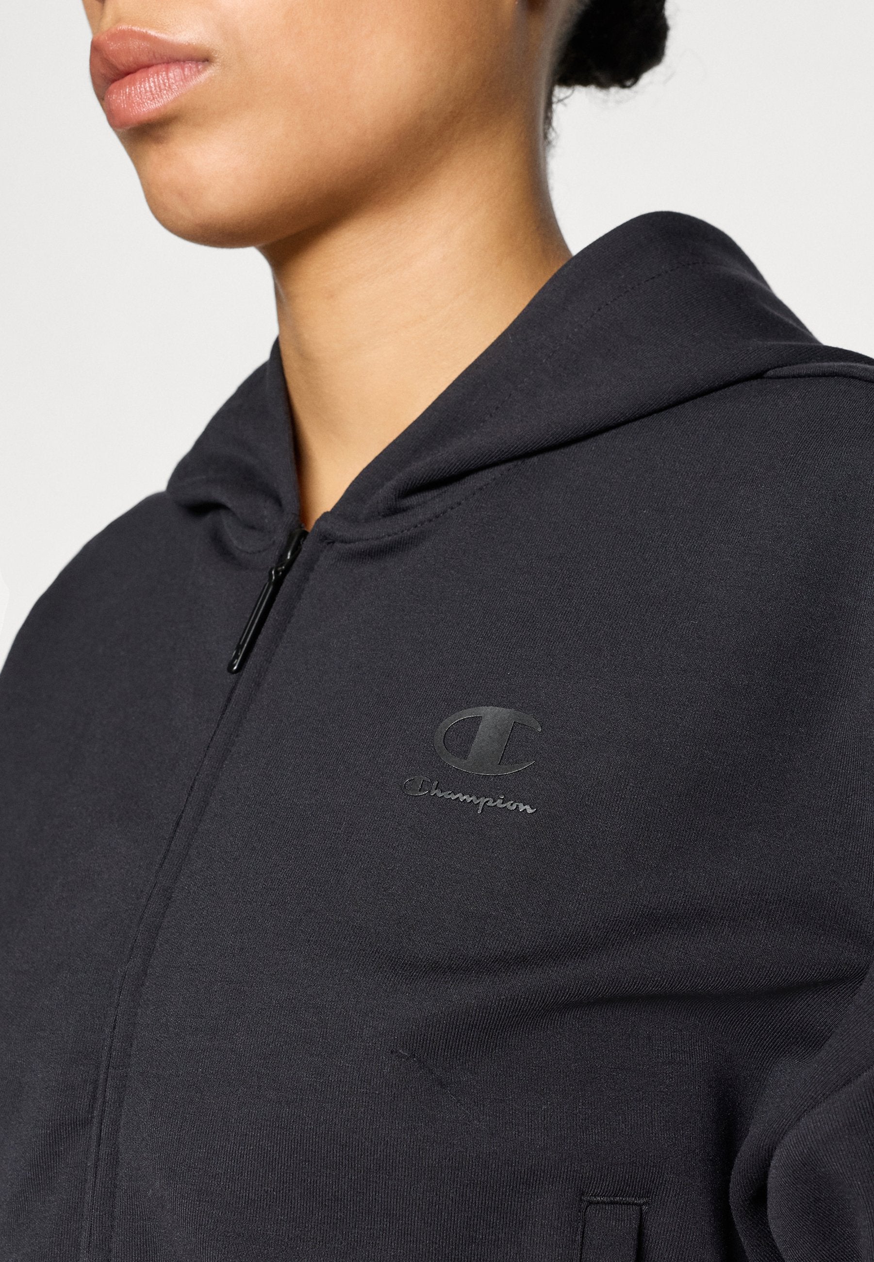 Champion C-TECH INTERLOCK HOODED FULL ZIP SWEATSHIRT