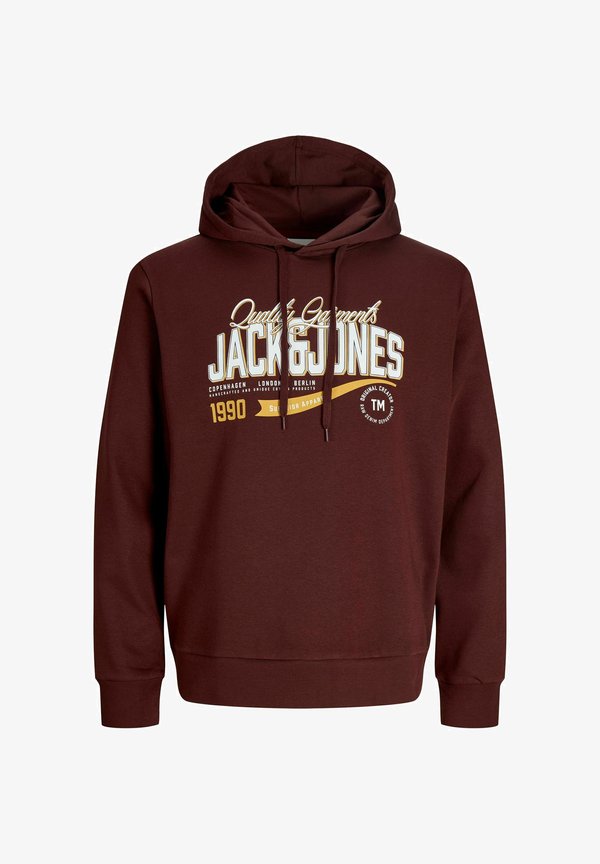 Jack & Jones HOODIE HOODIE - Hoodie - bitter chocolate