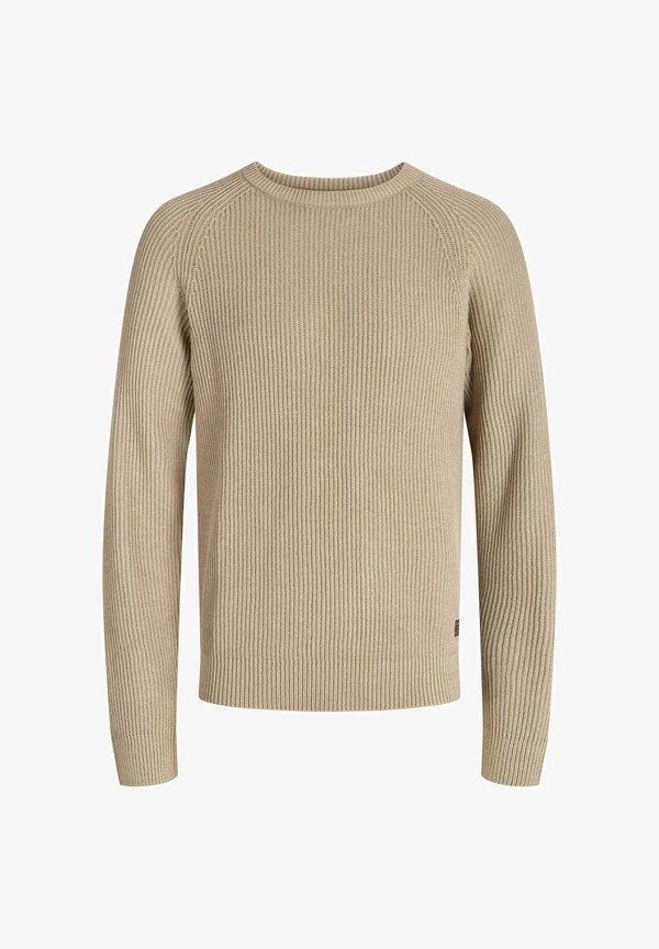 Jack & Jones Knitted Plain Knitted - Jumper - crockery