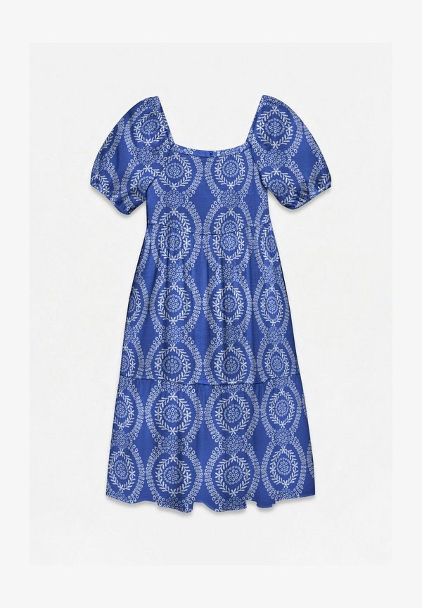 Vero Moda Smock VMROKAYA Midi - Day dress - dazzling blue