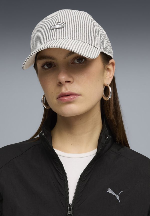 Puma ESSENTIALS NO.1 LOGO BASEBALL-CAP UNISEX - Cap - black-stripe