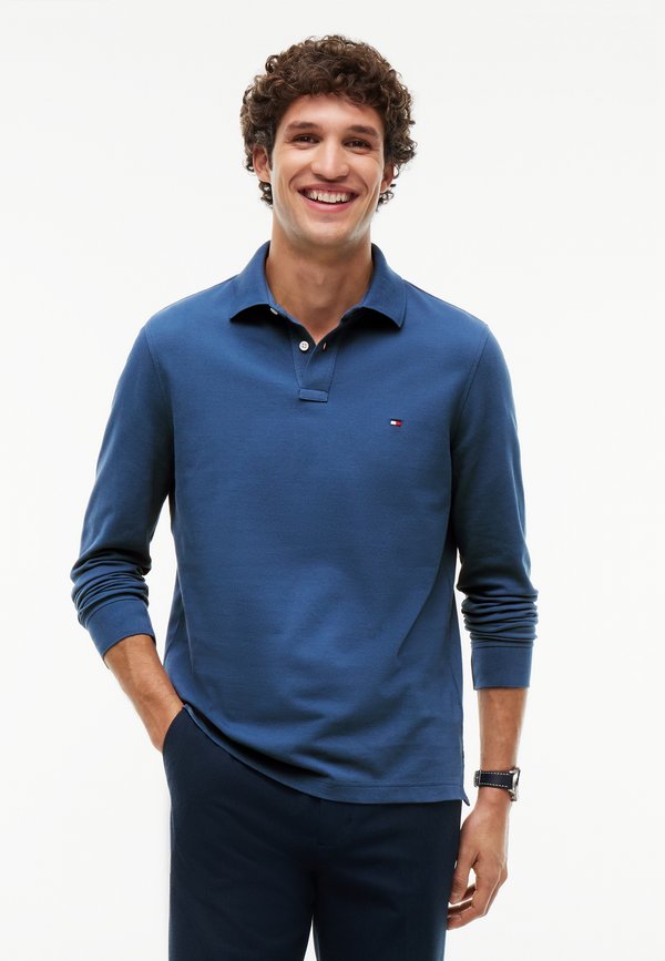 Tommy Hilfiger REGULAR - Long sleeved top - aegean sea