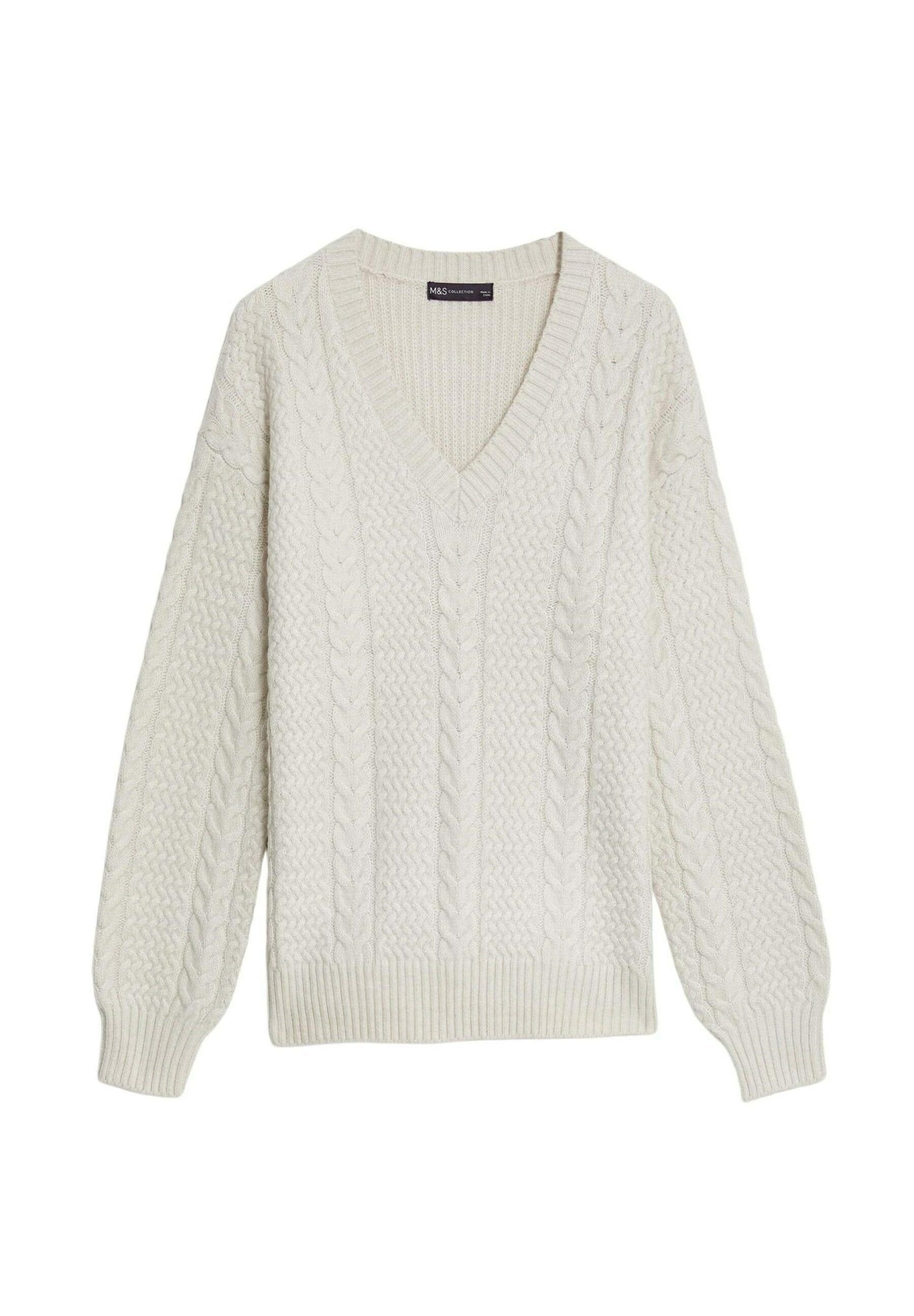 Marks & Spencer CABLE V NECK