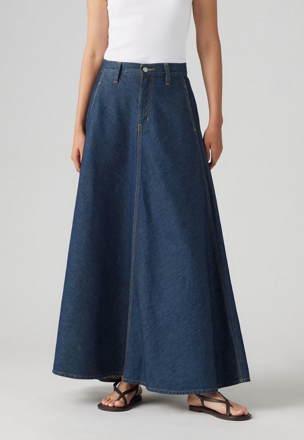 Levi's® XL SKIRT - Denim skirt - square circle