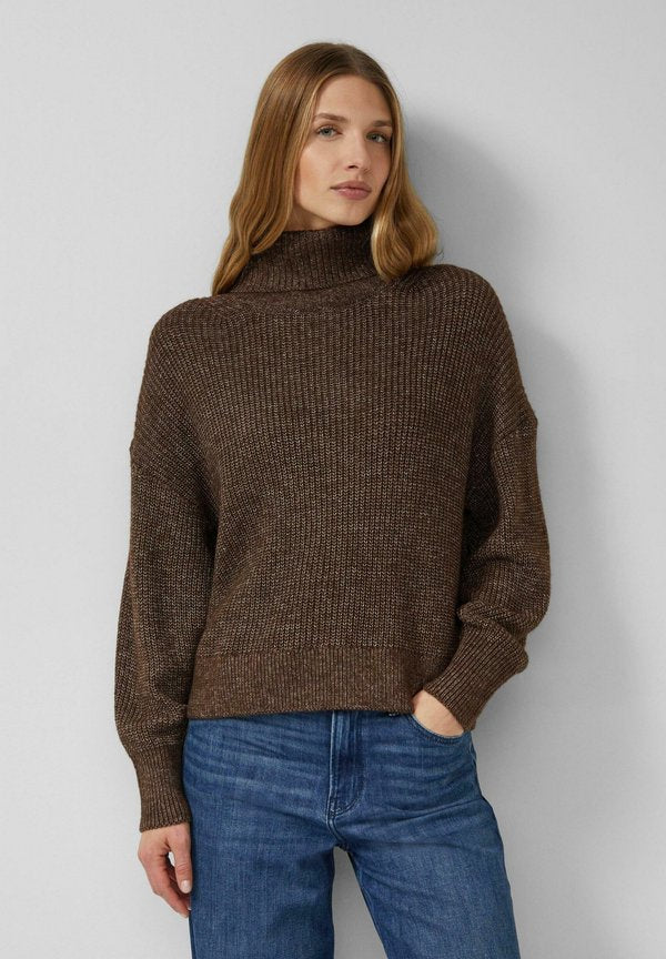 s.Oliver PULLOVER - Jumper - dunkelbraun