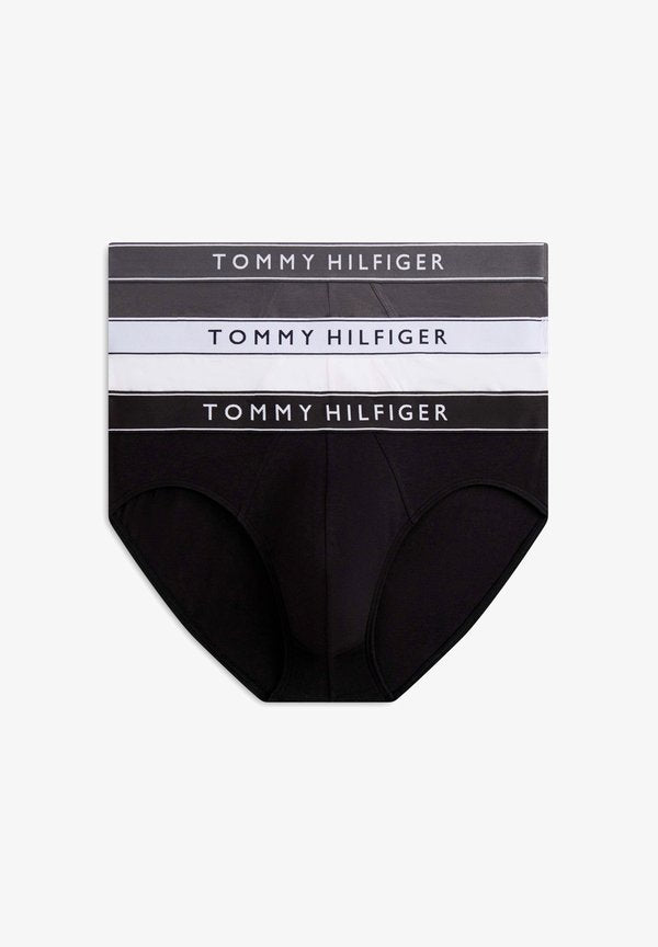 Tommy Hilfiger 3P BRIEF - Briefs - blk drk ash wht