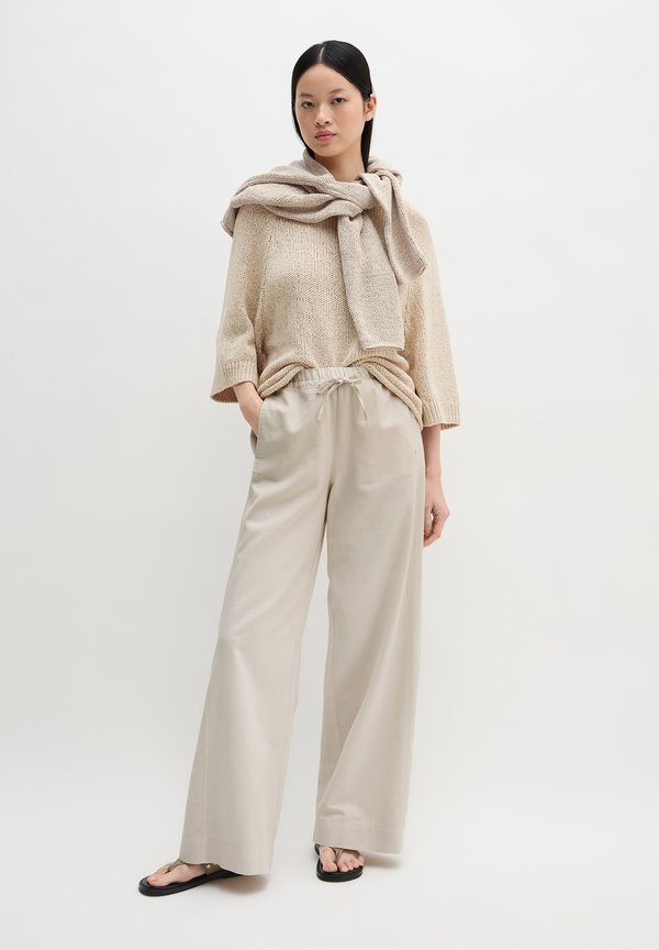 Marc O'Polo WIDE LEG DRAWSTRING AND ELASTIC AT WAIST BACK POCKET