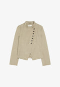 Bershka BLAZER - Summer jacket - beige