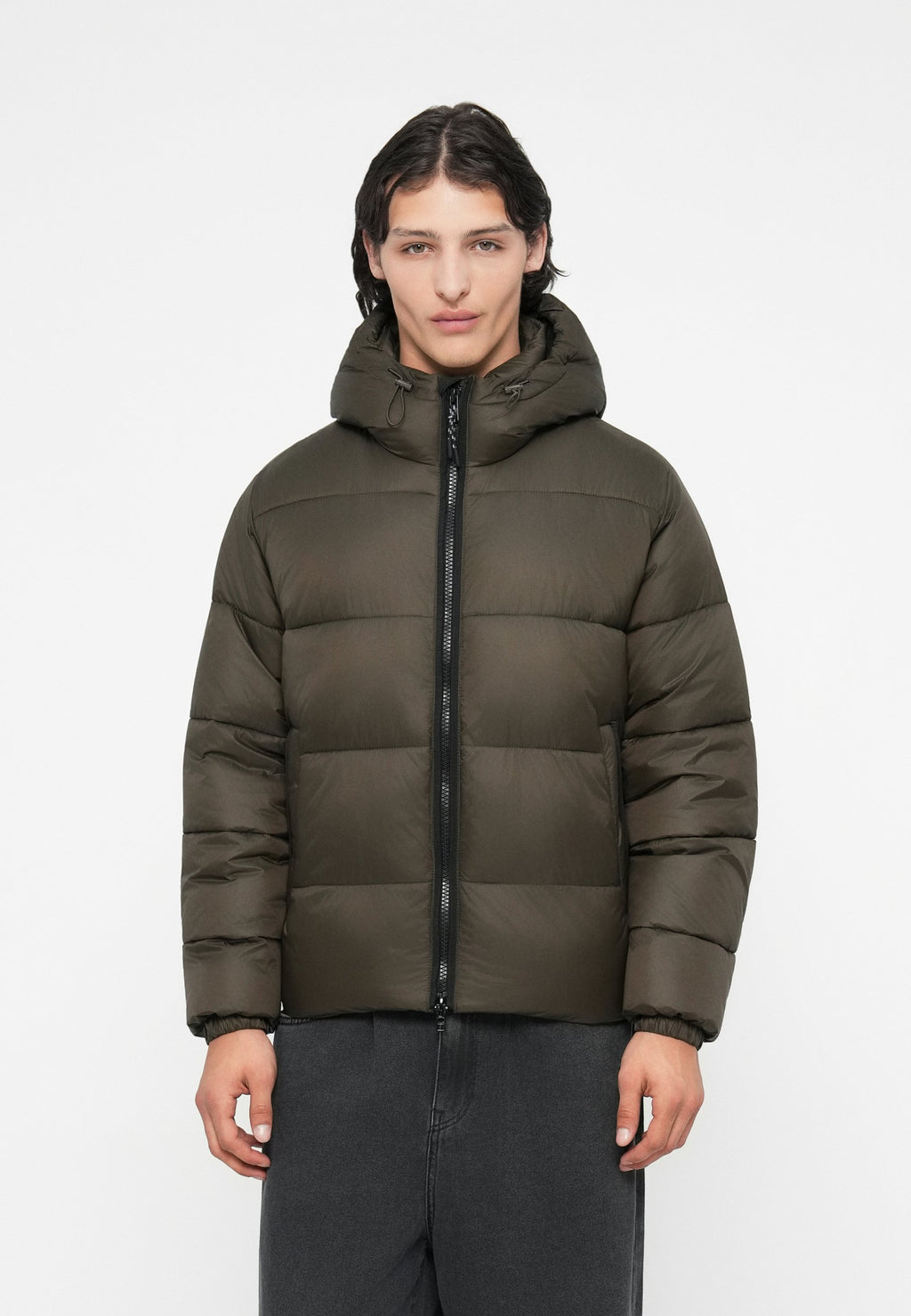 Abercrombie & Fitch AIRCLOUD HOODED PUFFER