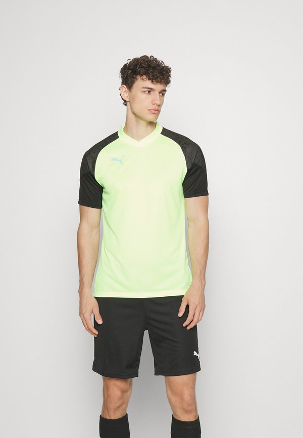 Puma INDIVIDUALCUP TRAINING JERSEY - Sports T-shirt - puma black-fast yellow