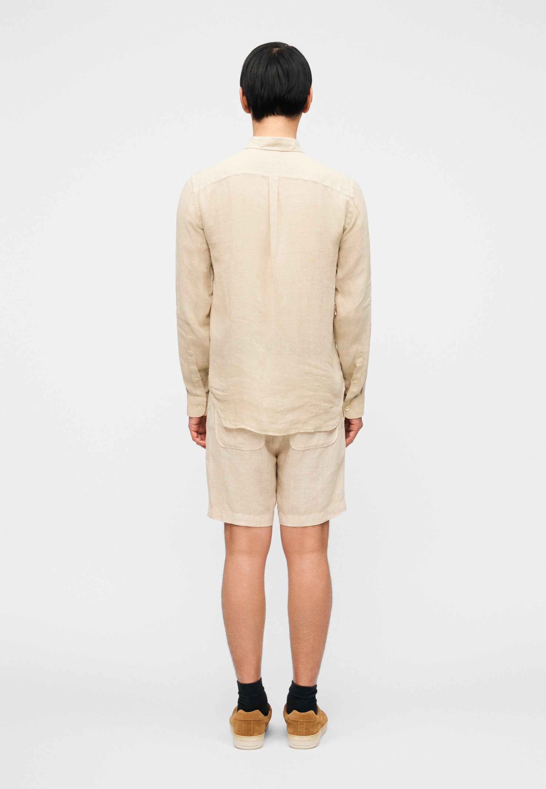 120% Lino LONG SLEEVE REGULAR FIT MEN SHIRT