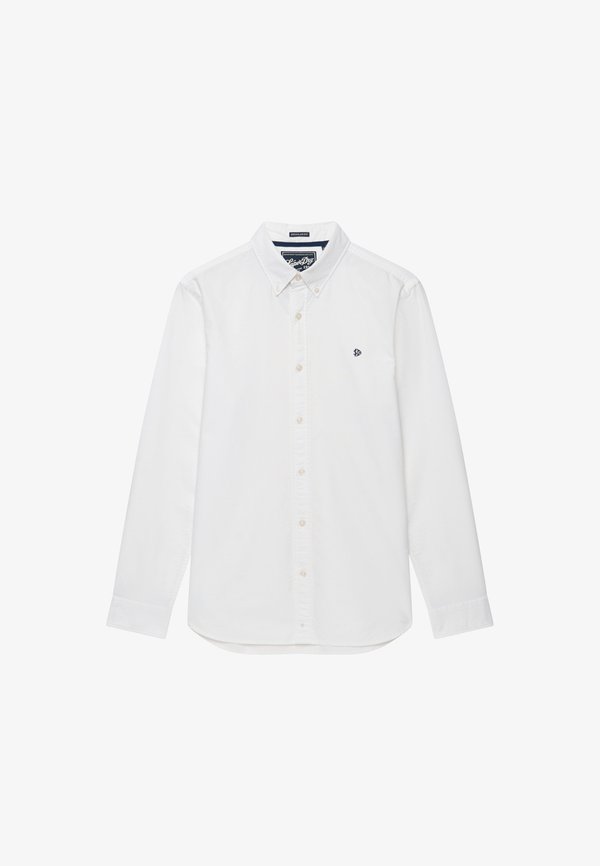 Superdry & Co CLASSIC OXFORD LONG SLEEVE - Shirt - optic white oxford