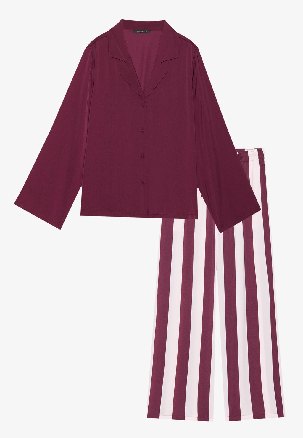 Anna Field CANDY STRIPE WIDE LEG SET
