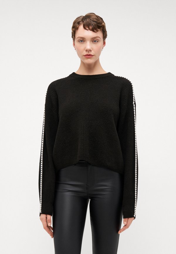 Vero Moda Tall VMZORA O NECK  - Jumper - chocolate torte/birch