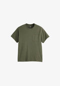 Levi's® RELAXED POCKET TEE - Basic T-shirt - garment dye fa- greens