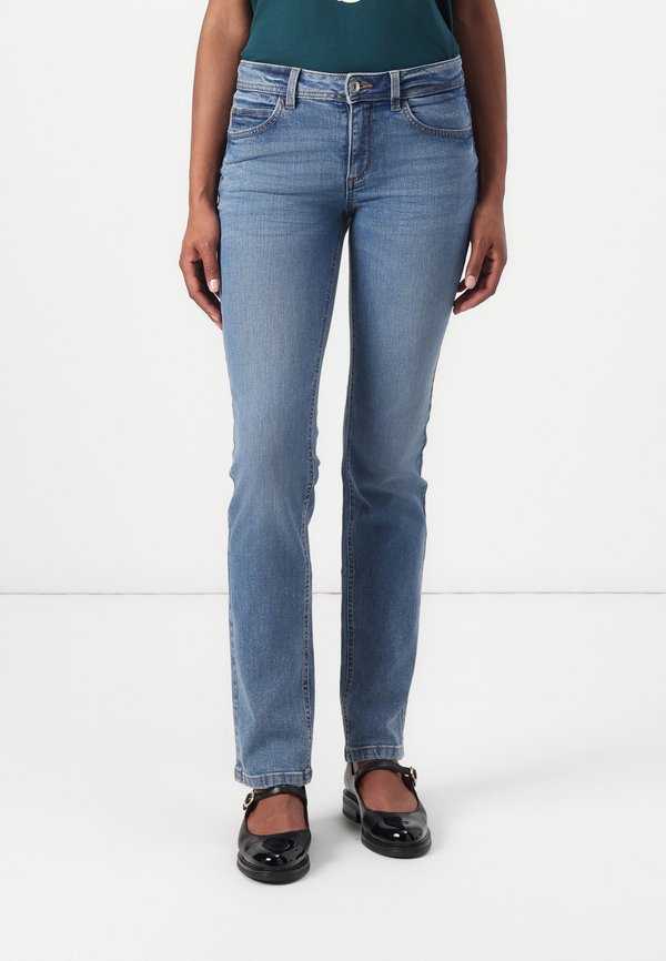 TOM TAILOR ALEXA STRAIGHT - Jeans Skinny Fit - light stone bright blue denim