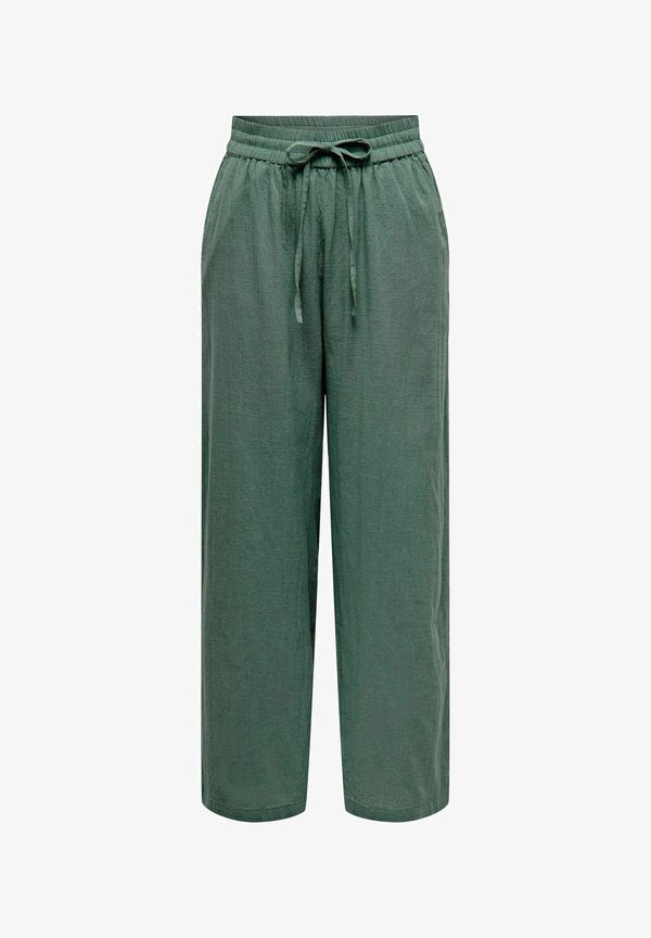 ONLY ONLTIZANA NOOS - Trousers - balsam green