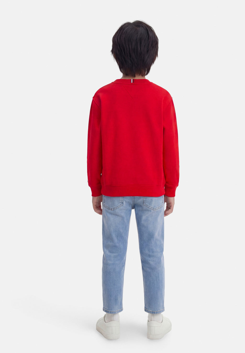 LOGO EMBROIDERY TERRY CREW NECK SWEATSHIRT Media 3