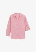 TOM TAILOR Button-down blouse - berry red