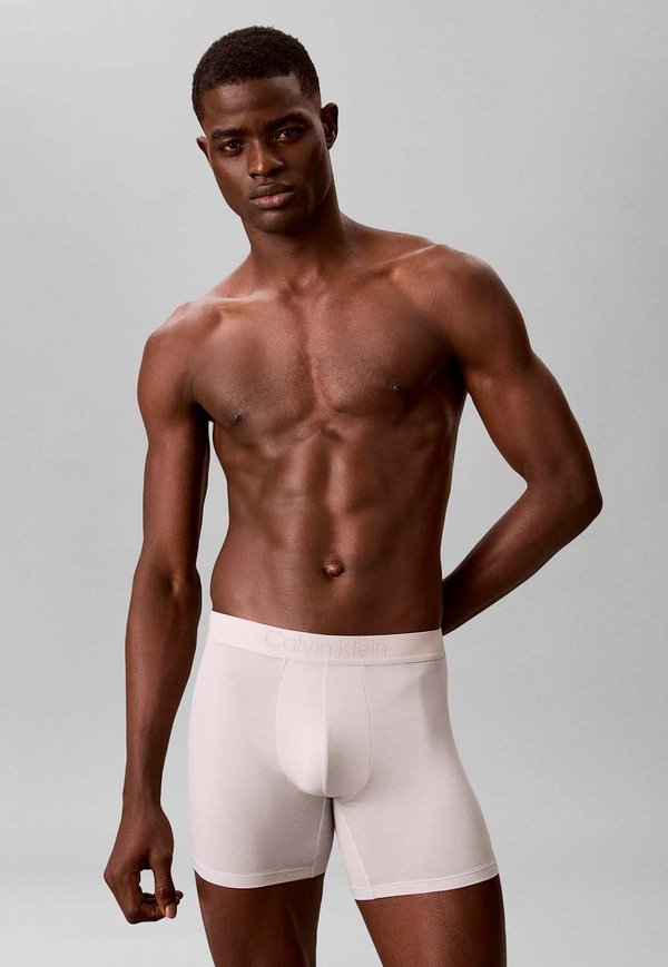 Calvin Klein BOXER BRIEF 3PK - Trunks - ashford grey dusty blush ligh