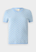 Calvin Klein CAP SLEEVE SNOWY BABY TEE - Print T-shirt - frozen fjord