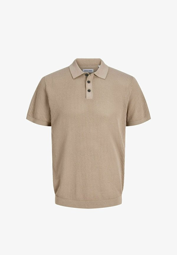 Jack & Jones Knitted Knitted - Polo shirt - string