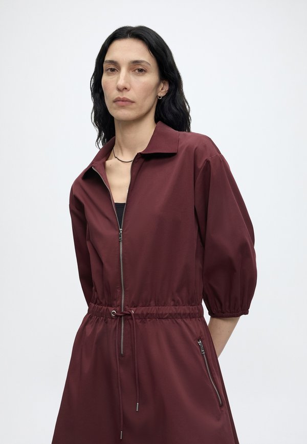 Marc O'Polo DENIM WOVEN DRESSES, ZIPPED POLO DRESS
