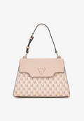 Guess WAVE HANDLE FLAP - Handbag - rose