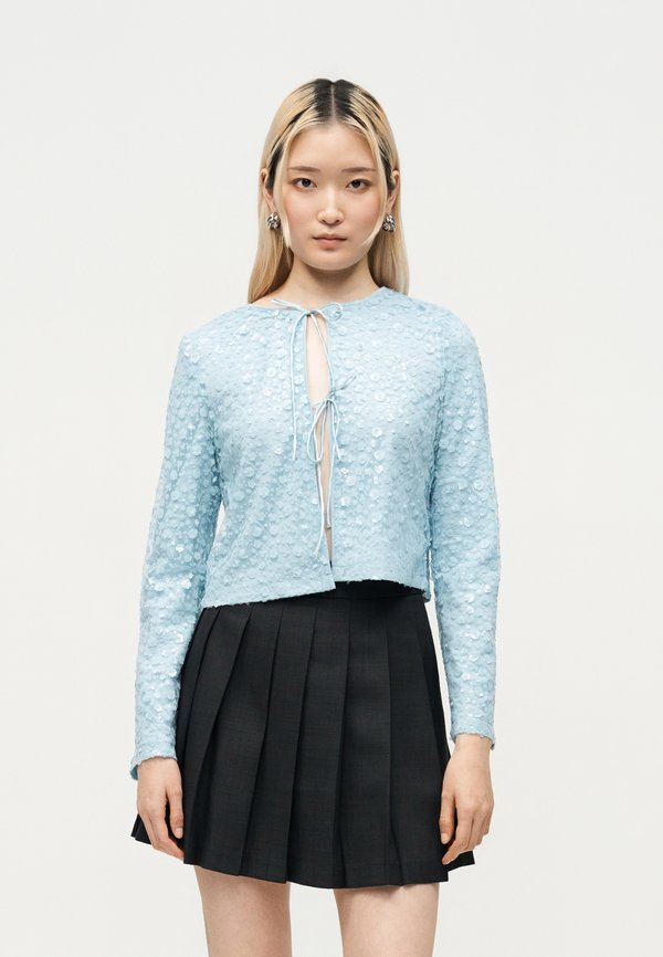 Vero Moda VMEMMA LOWER CARDIGAN - Cardigan - cashmere blue
