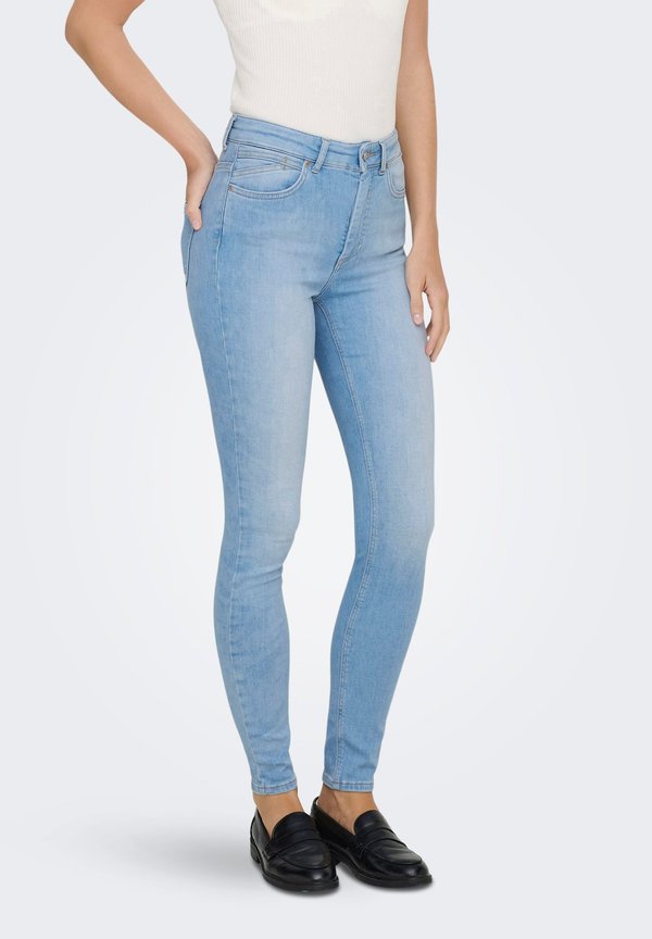 ONLY Skinny fit ONLBLUSH High waist - Jeans Skinny Fit - light blue denim