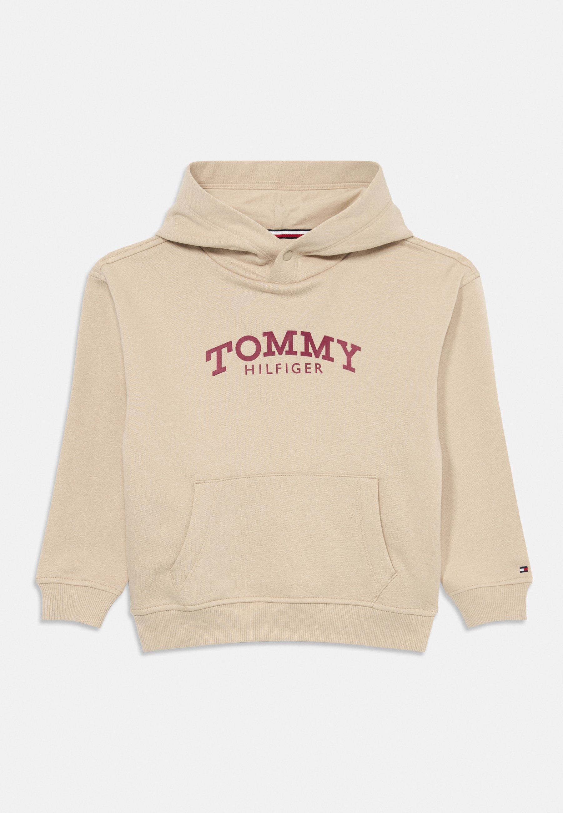 LOGO PRINT FLEECE HOODY Media 1