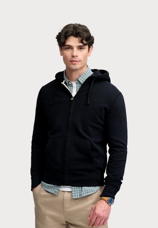 Superdry & Co SUPERDRY KAPUZENJACKE ESSENTIAL SDCO LOGO ZIPHOOD - Zip-up sweatshirt - dark navy