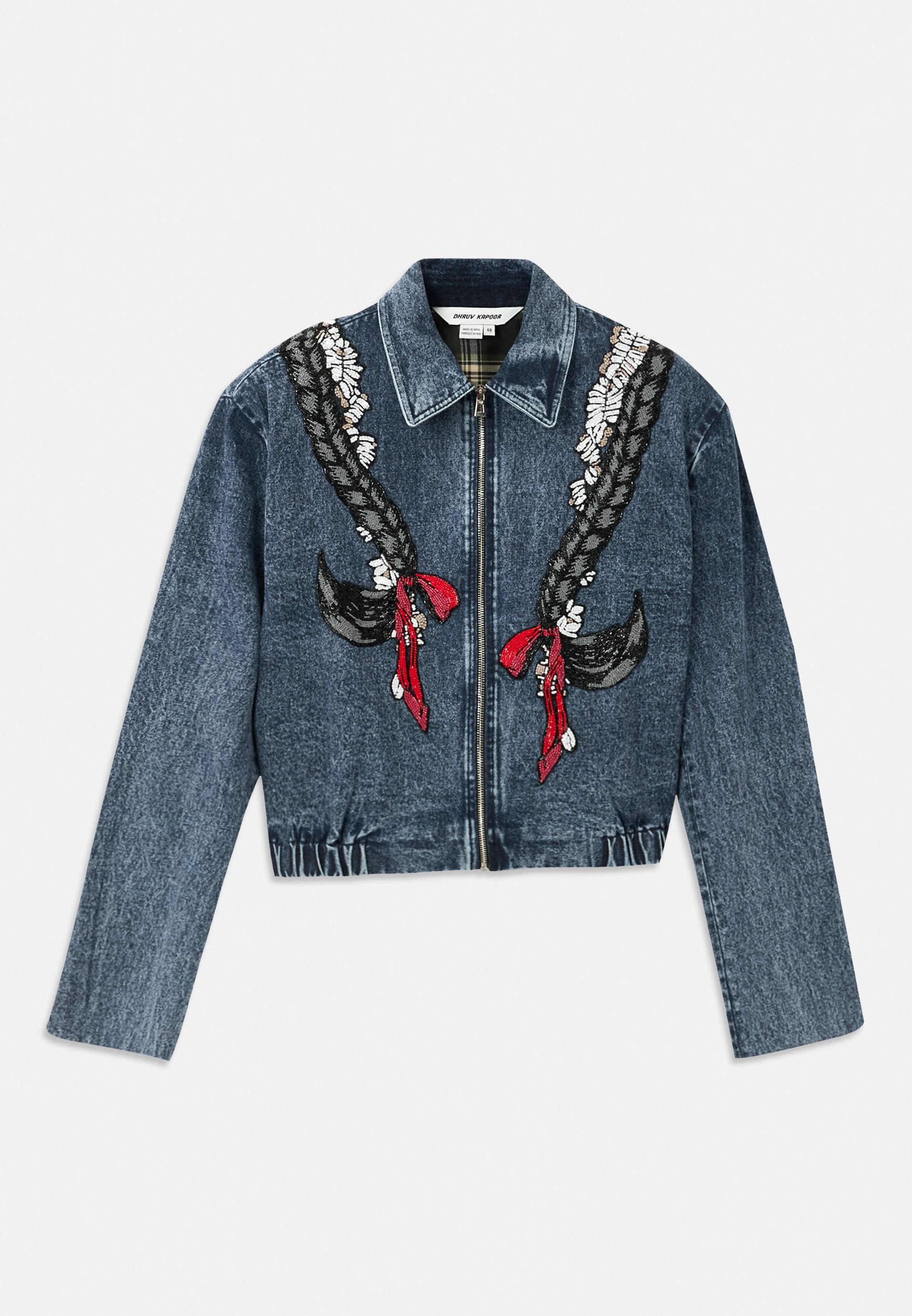 Dhruv Kapoor HANDCRAFTED BRAIDS CROPPED JACKET