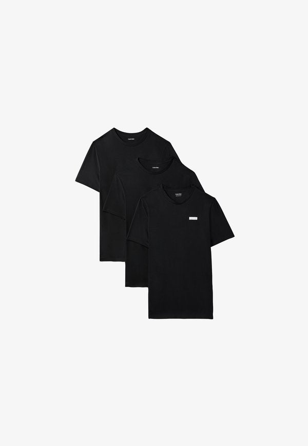 Calvin Klein Underwear 3 PACK - Undershirt - black