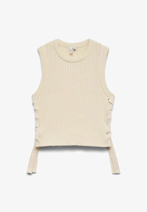 Vero Moda KNITTED VEST VMLOUISE KNIT WAISTCOAT - Jumper - birch