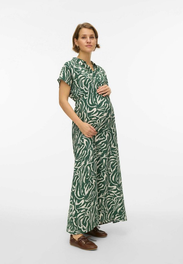 Vero Moda VMMJOSIE Maternity - Shirt dress - dark green