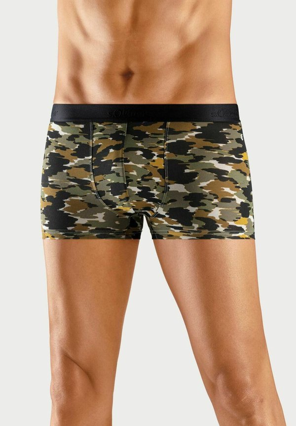 s.Oliver 2 PACK - Trunks - grau fleckentarn
