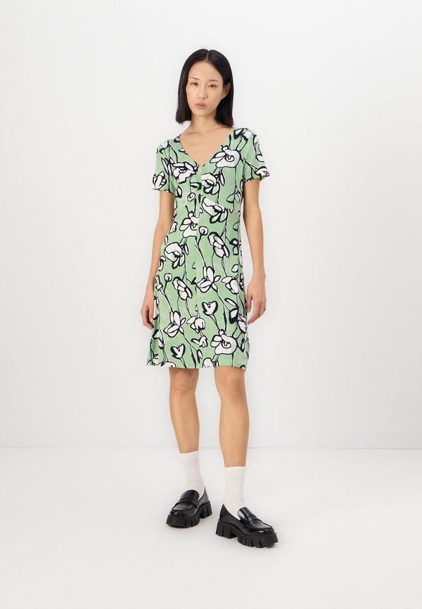 TOM TAILOR EASY  DRESS - Jersey dress - fresh spring