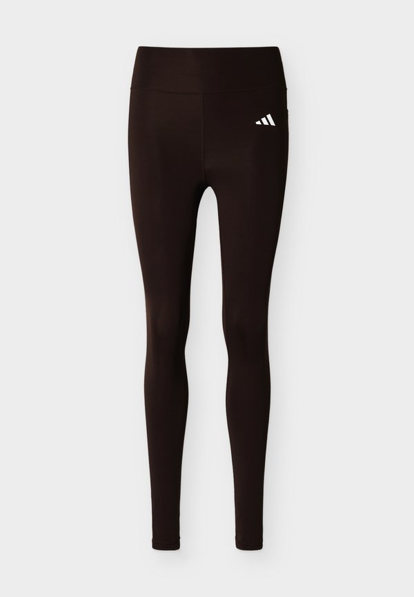 adidas Performance ADIDAS OPTIME ESSENTIALS STASH POCKET FULL LENGTH LEGGINGS - Leggings - aurora coffee