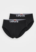 Levi's® MEN SOLID BASIC BRIEF 2 PACK - Briefs - black